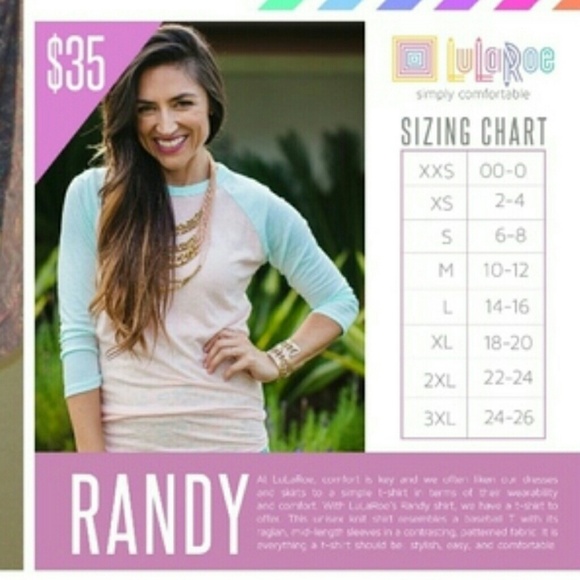 LulaRoe Randy Floral 3/4 Length Sleeve T-shirt Top Size S - Picture 6 of 6